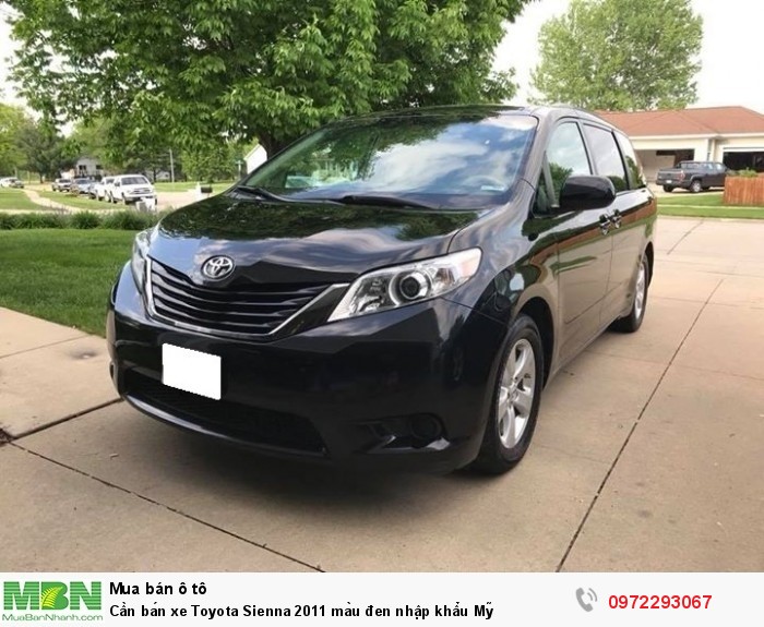 Cần bán xe Toyota Sienna 2011 màu đen vip nhập khẩu Mỹ