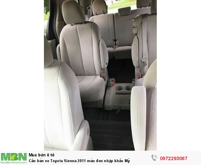 Cần bán xe Toyota Sienna 2011 màu đen vip nhập khẩu Mỹ