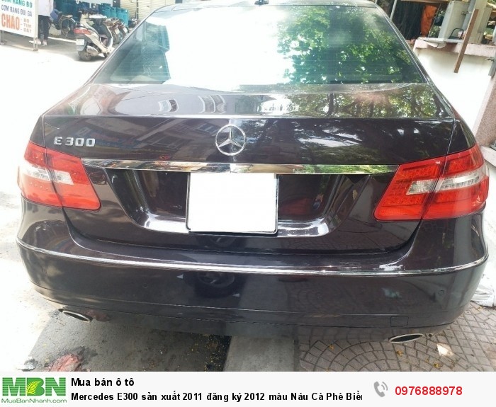 Mercedes E300 sản xuất 2011 đăng ký 2012 màu Nâu Cà Phê Biển Hà Nội