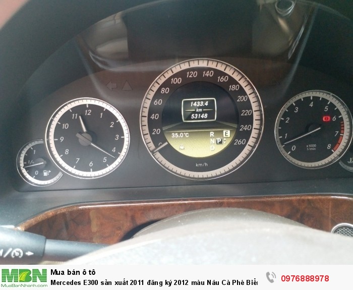 Mercedes E300 sản xuất 2011 đăng ký 2012 màu Nâu Cà Phê Biển Hà Nội