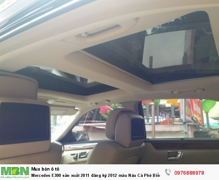 Mercedes E300 sản xuất 2011 đăng ký 2012 màu Nâu Cà Phê Biển Hà Nội