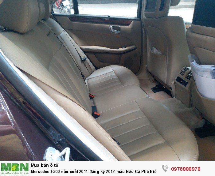 Mercedes E300 sản xuất 2011 đăng ký 2012 màu Nâu Cà Phê Biển Hà Nội