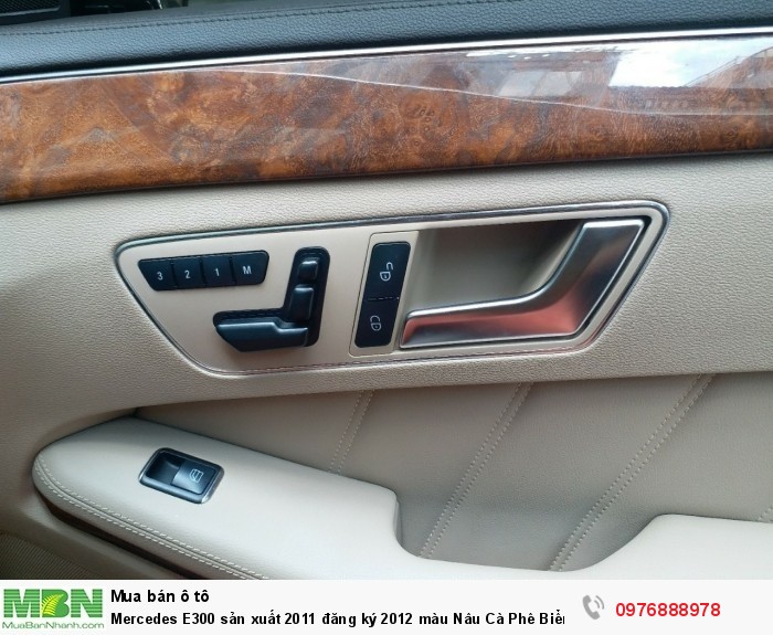 Mercedes E300 sản xuất 2011 đăng ký 2012 màu Nâu Cà Phê Biển Hà Nội