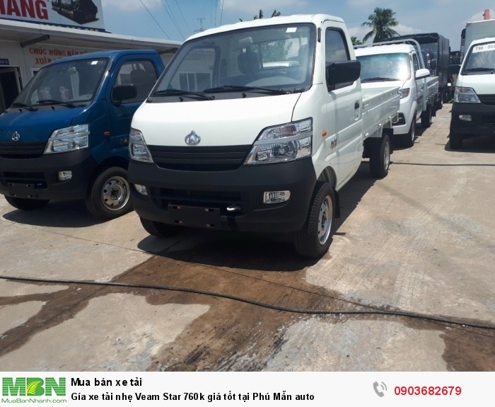 Gía xe tải nhẹ Veam Star 760k giá tốt tại Phú Mẫn auto