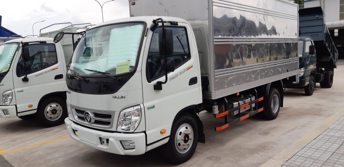 Bán Thaco Ollin 350 new, tải trọng 2150kg- 3490kg, máy Isuzu, euro4 năm sản xuất 2018, màu trắng, xe nhập