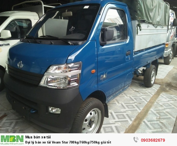 Đại lý bán xe tải Veam Star 700kg/760kg/750kg giá tốt