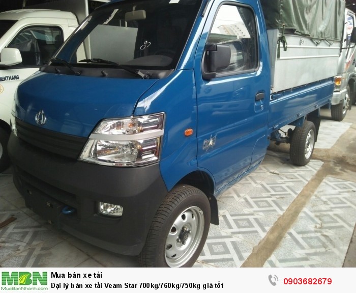 Đại lý bán xe tải Veam Star 700kg/760kg/750kg giá tốt