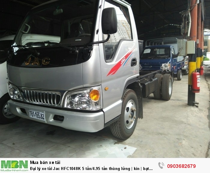 Đại lý xe tải Jac HFC1048K 5 tấn/4.95 tấn thùng lửng | kín | bạt giá uy tín