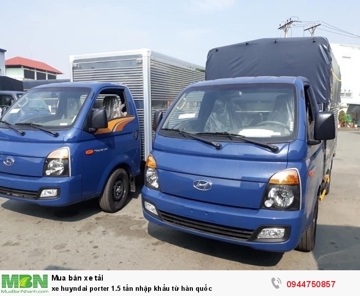 Xe Huyndai Porter 1.5 tấn nhập khẩu từ Hàn Quốc