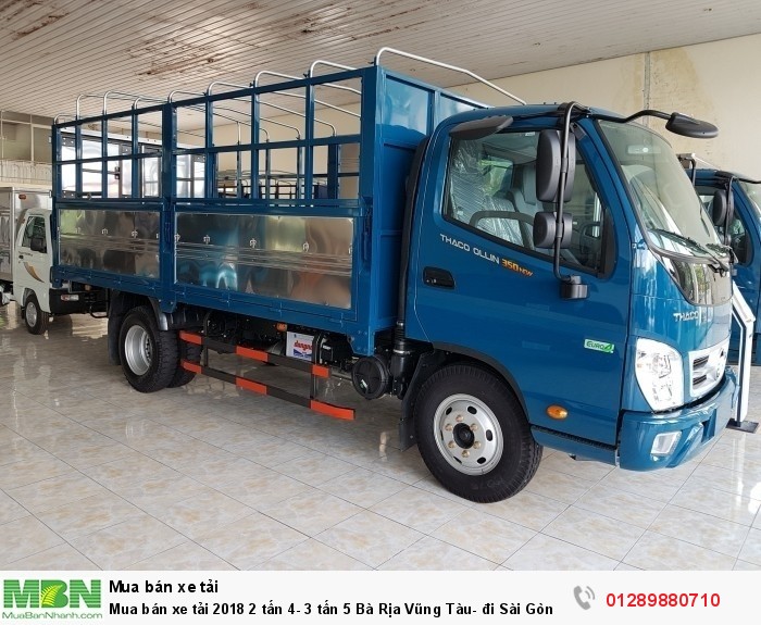 Mua bán xe tải 2018 2 tấn 4- 3 tấn 5 Bà Rịa Vũng Tàu- đi Sài Gòn- trả góp lãi thấp