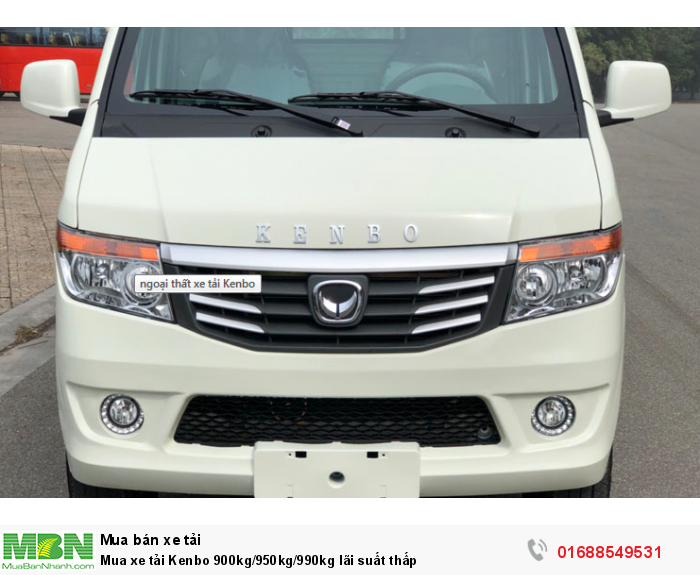 Mua xe tải Kenbo 900kg/950kg/990kg lãi suất thấp