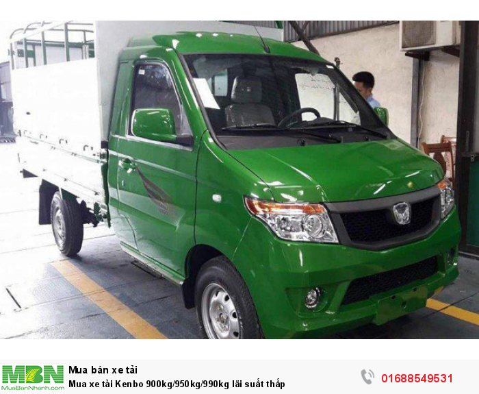 Mua xe tải Kenbo 900kg/950kg/990kg lãi suất thấp
