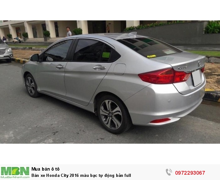 Bán xe Honda City 2016 màu bạc tự động bản full