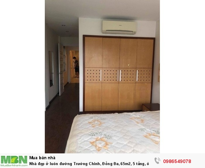 Nhà đẹp ở luôn đường Trường Chinh, Đống Đa, 65m2, 5 tầng, ô tô đỗ cửa, gần phố, 7.9 tỷ.