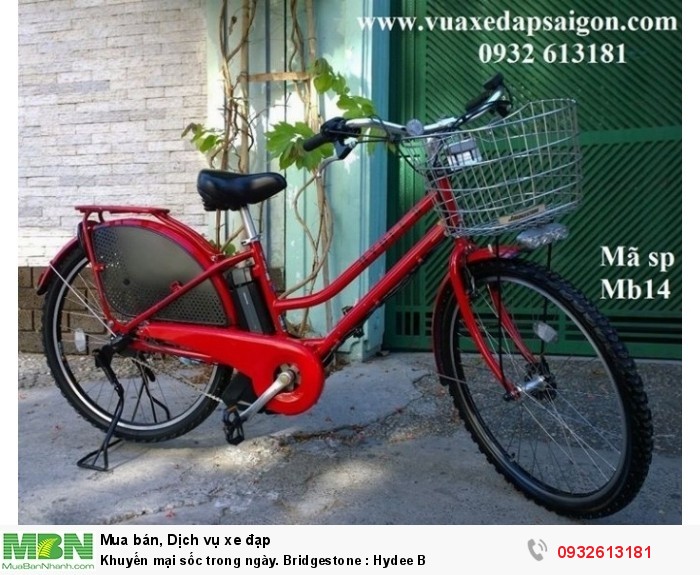 Khuyến mại sốc trong ngày. Bridgestone: Hydee B