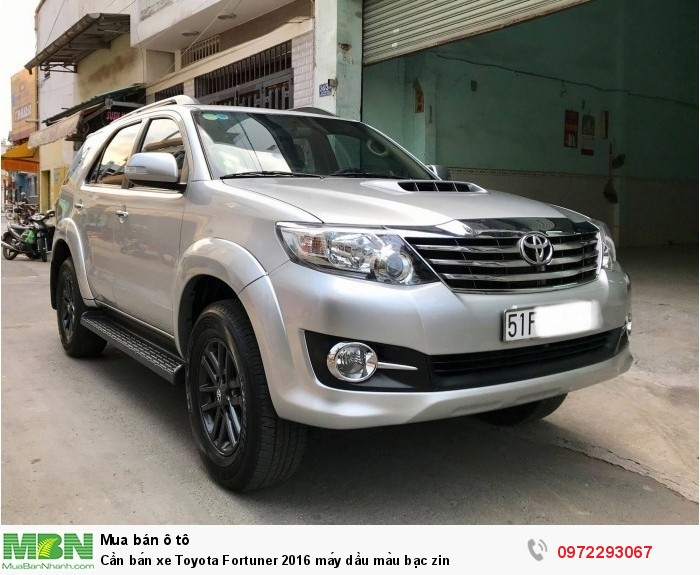 Cần bán xe Toyota Fortuner 2016 máy dầu