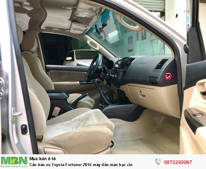 Cần bán xe Toyota Fortuner 2016 máy dầu
