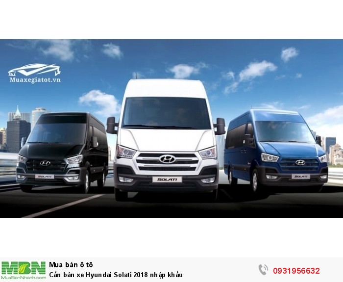 Cần bán xe Hyundai Solati 2018 nhập khẩu