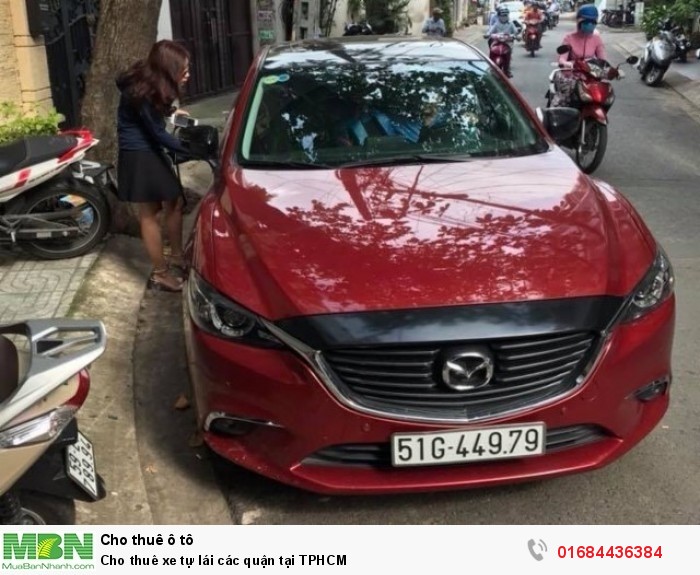 Cho thuê xe tự lái các quận tại TPHCM