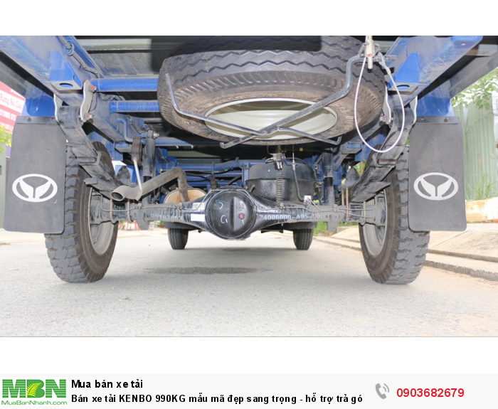 Bán xe tải KENBO 990KG mẫu mã đẹp sang trọng - hỗ trợ trả góp