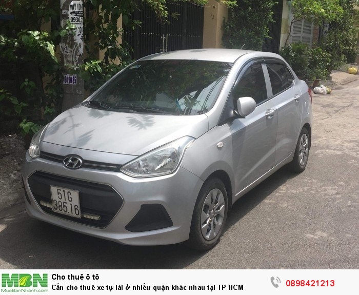 Cần cho thuê xe tự lái ở nhiều quận khác nhau tại TP HCM
