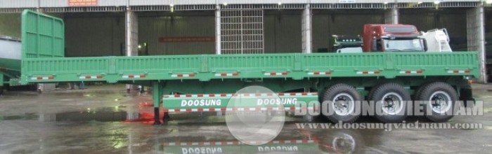 Bán Sơ Mi rơ Moóc 40 Feet 3 trục - Thành lửng 2 chức năng,giá tốt