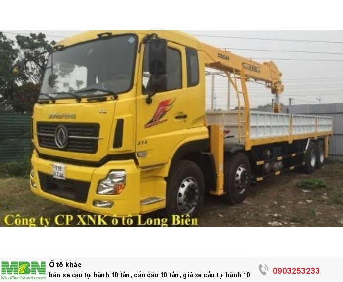 Bán xe cẩu tự hành 10 tấn, cần cẩu 10 tấn, giá xe cẩu tự hành 10 tấn