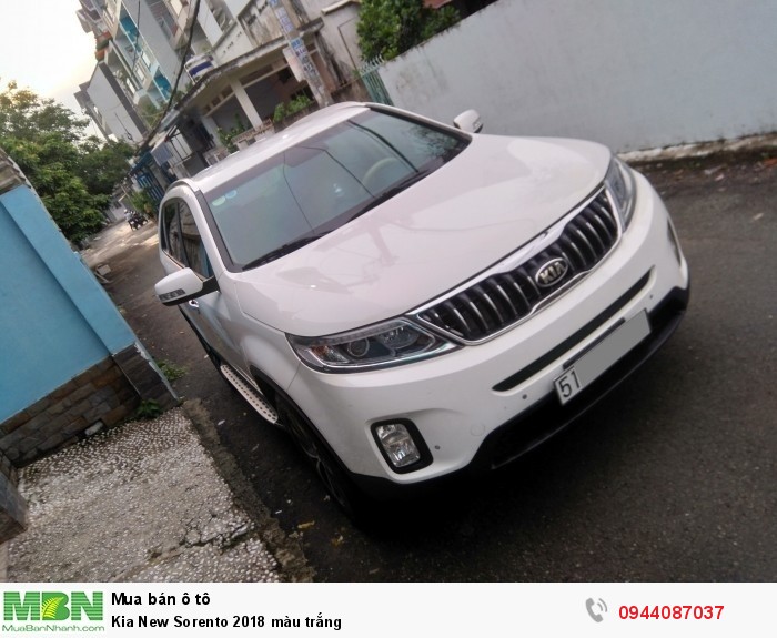 Kia New Sorento 2018 màu trắng