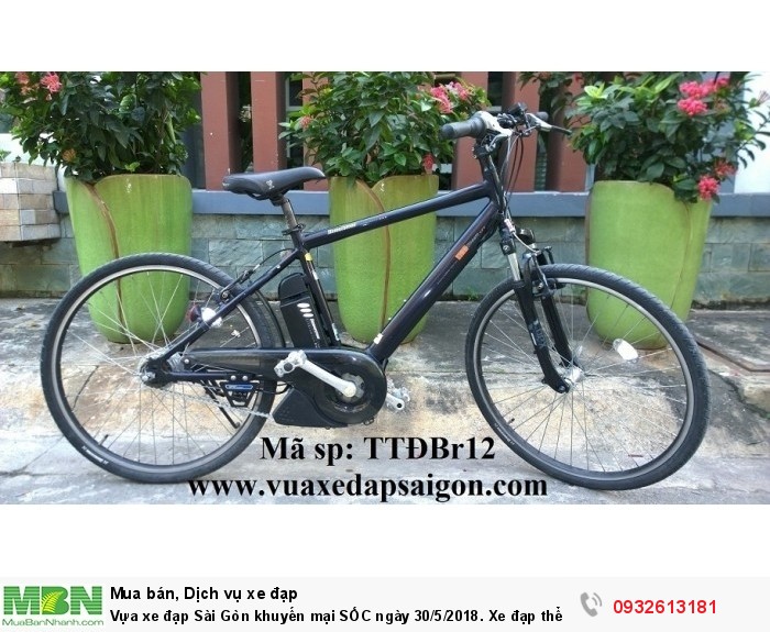 Vựa xe đạp Sài Gòn khuyến mại SỐC ngày 30/5/2018. Xe đạp thể thao điện trợ lực: Bridgestone