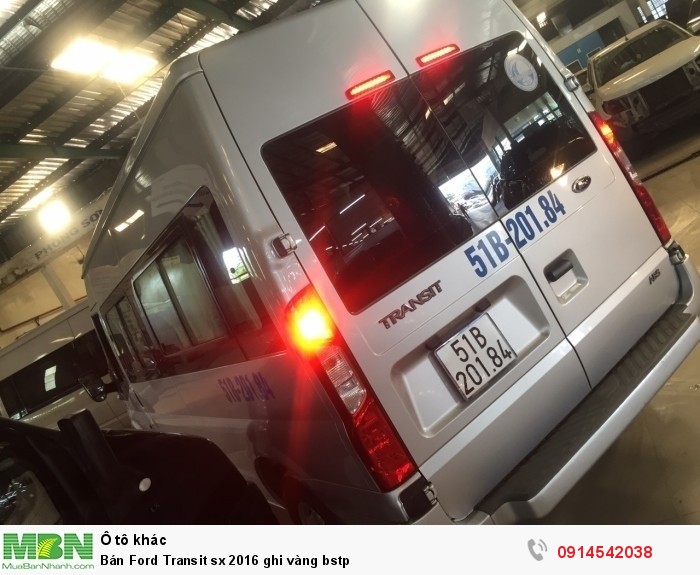 Bán Ford Transit sx 2016 ghi vàng bstp