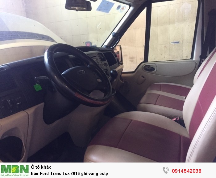 Bán Ford Transit sx 2016 ghi vàng bstp