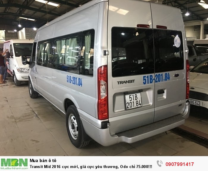 Transit Mid 2016 cực mới, giá cực yêu thương, Odo chỉ 75.000!!!