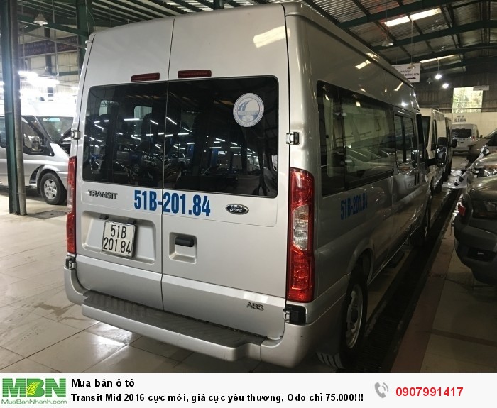 Transit Mid 2016 cực mới, giá cực yêu thương, Odo chỉ 75.000!!!