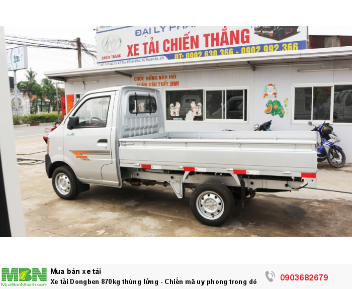 Xe tải Dongben 870kg  thùng lửng - Chiến mã uy phong trong dòng xe dưới 1 tấn