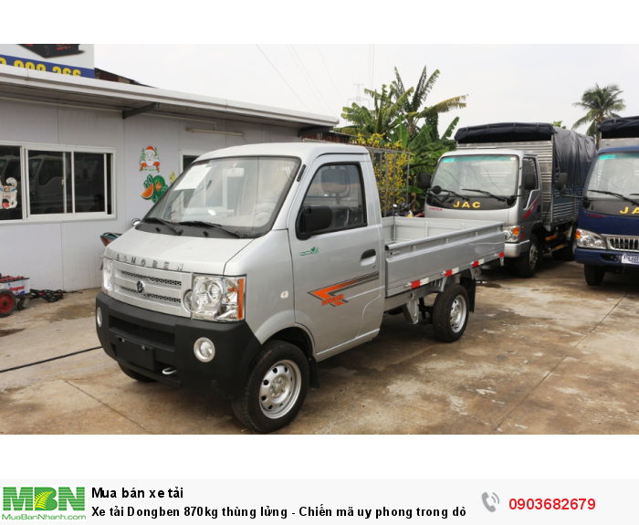 Xe tải Dongben 870kg  thùng lửng khuyến mãi giá rẽ