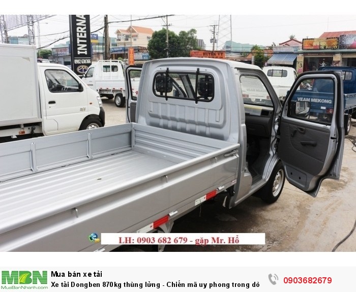 Xe tải Dongben 870kg  thùng lửng - Chiến mã uy phong trong dòng xe dưới 1 tấn
