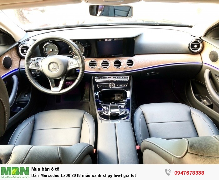 Bán Mercedes E200 2018 màu xanh chạy lướt giá tốt