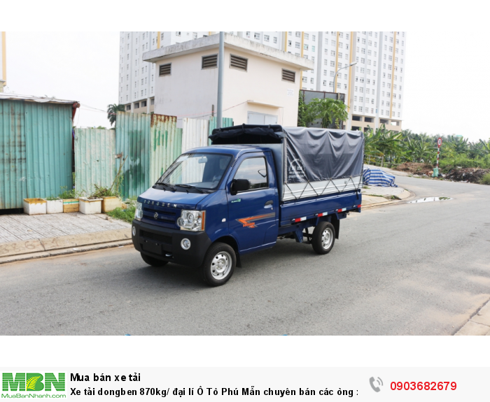 Xe tải dongben 870kg/ đại lí Ô Tô Phú Mẫn chuyên bán các òng xe tải nhẹ
