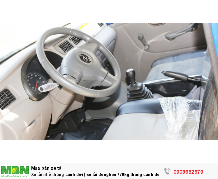 Xe tải nhỏ thùng cánh dơi | xe tải dongben 770kg thùng cánh dơi chạy trong thành phố