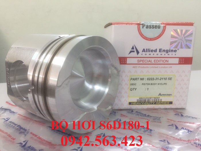 Phụ tùng động cơ - Bộ hơi S6D108-1 lắp cho PC300-5, WA380-3