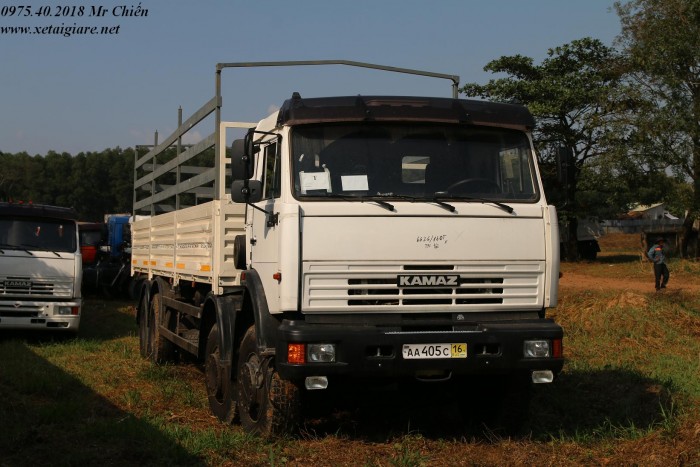 Xe kamaz 6540 long II 30 tấn 4 chân 2 cầu, giá rẻ nhất thị trừơng.