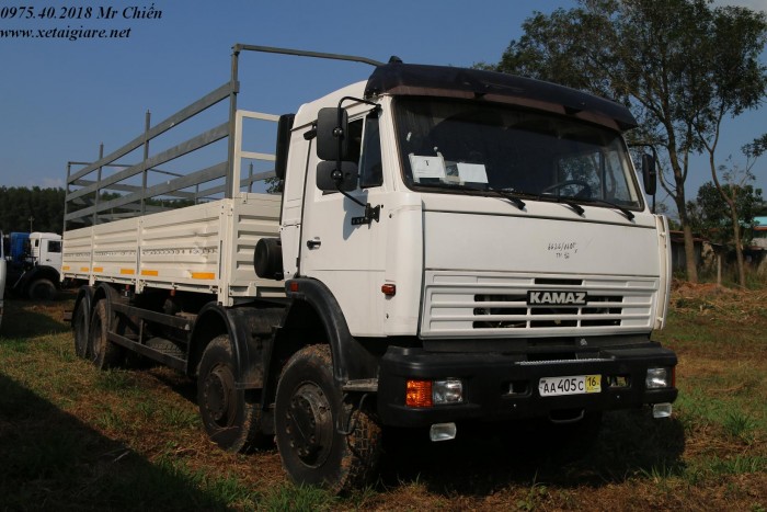 Xe kamaz 6540 long II 30 tấn 4 chân 2 cầu, giá rẻ nhất thị trừơng.