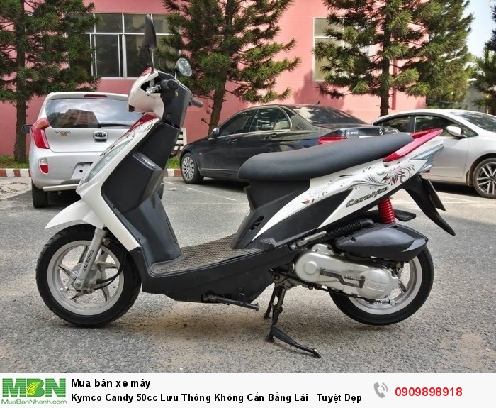 XE GA KYMCO CANDY 50CC TRẮNG