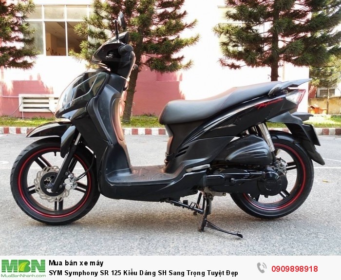 SYM Symphony SR 125 Kiểu Dáng SH Sang Trọng Tuyệt Đẹp