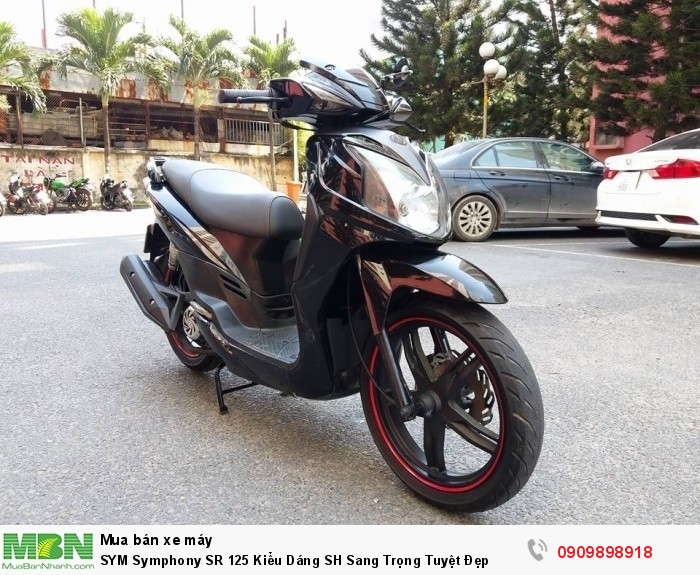 SYM Symphony SR 125 Kiểu Dáng SH Sang Trọng Tuyệt Đẹp