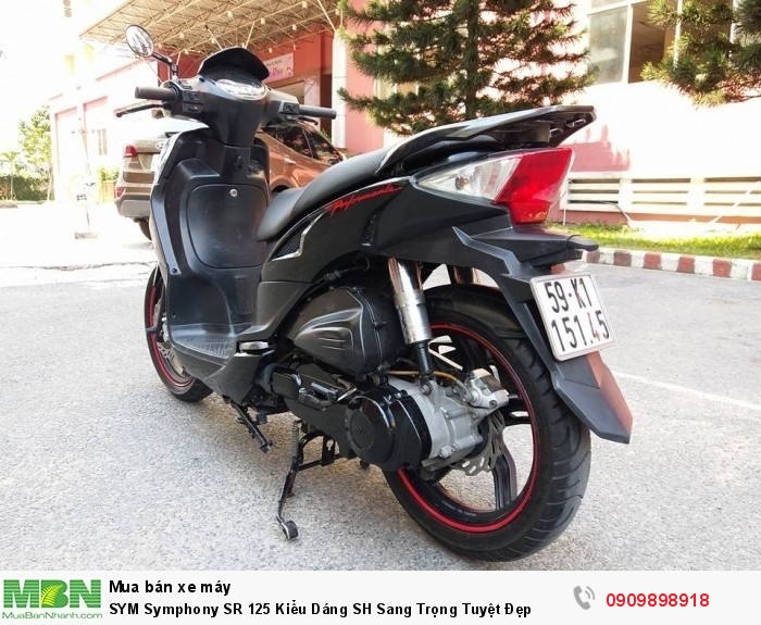 SYM Symphony SR 125 Kiểu Dáng SH Sang Trọng Tuyệt Đẹp