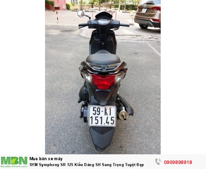 SYM Symphony SR 125 Kiểu Dáng SH Sang Trọng Tuyệt Đẹp