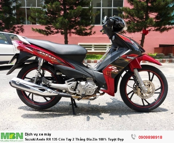 Suzuki Axelo RR 135 Côn Tay 2 Thắng Đĩa Zin 100% Tuyệt Đẹp