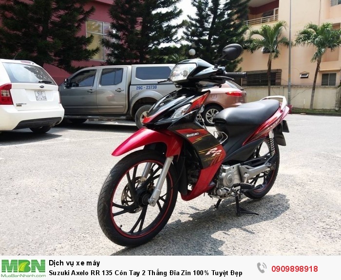 Suzuki Axelo RR 135 Côn Tay 2 Thắng Đĩa Zin 100% Tuyệt Đẹp