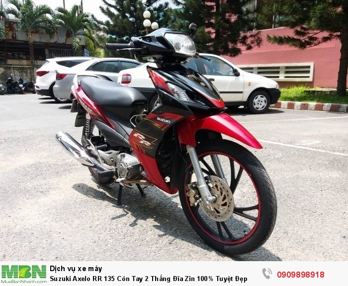Suzuki Axelo RR 135 Côn Tay 2 Thắng Đĩa Zin 100% Tuyệt Đẹp